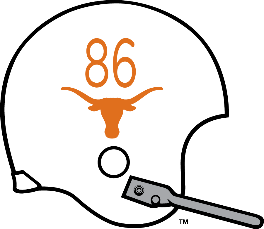 Texas Longhorns 1961-1966 Helmet Logo iron on transfers for T-shirts
